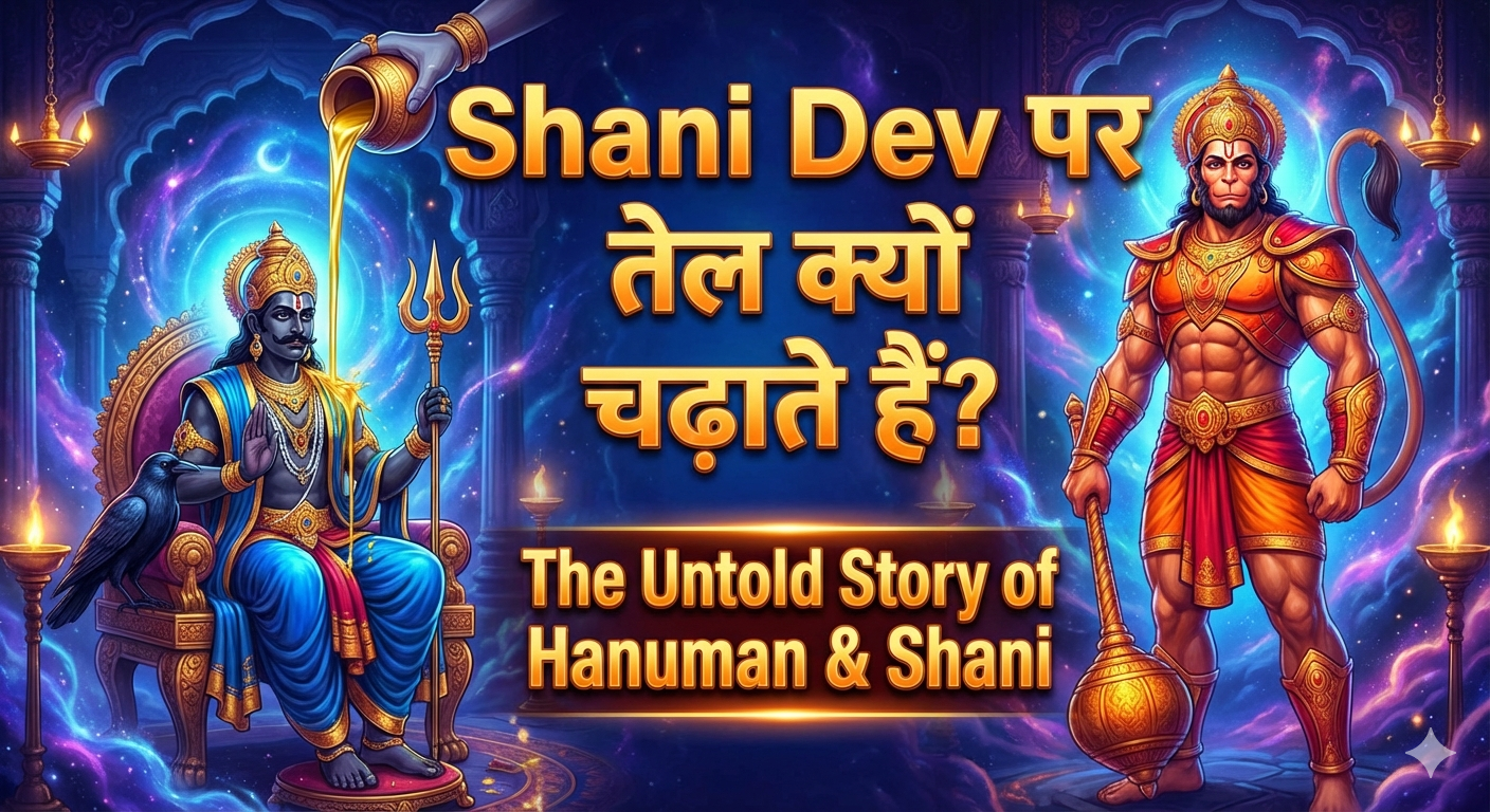 Shani Dev पर तेल क्यों चढ़ाते हैं Untold Story of Hanuman & Shani