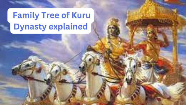 Family Tree of Kuru Dynasty explained