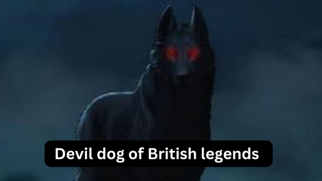 Devil dog of British legends