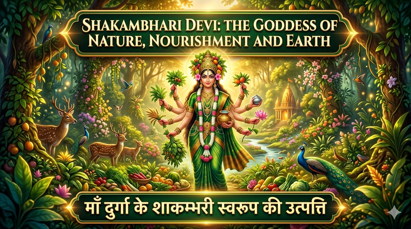 Shakambhari Devi: माँ दुर्गा के शाकम्भरी स्वरूप की उत्पत्ति