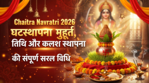 Chaitra Navratri 2026: घटस्थापना मुहूर्त, तिथि और कलश स्थापना विधि