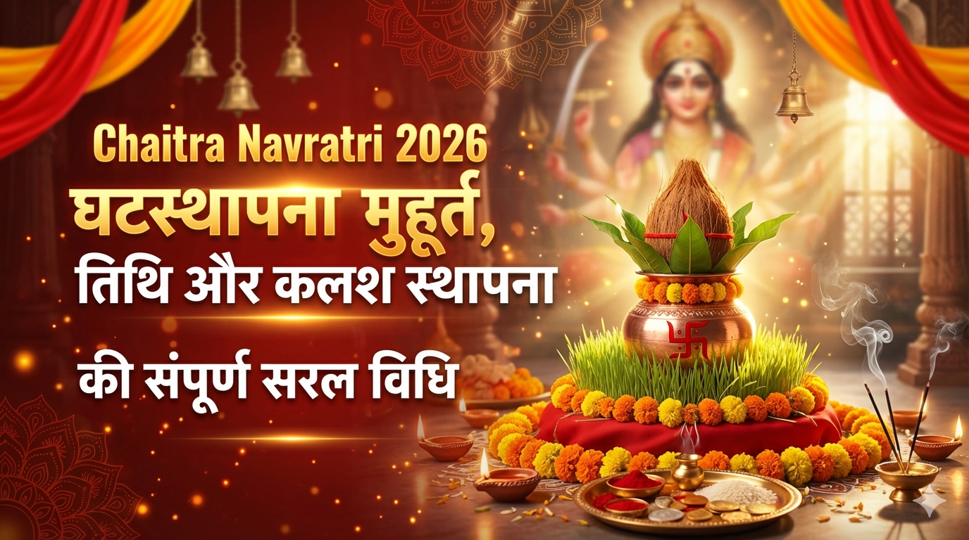 Chaitra Navratri 2026: घटस्थापना मुहूर्त, तिथि और कलश स्थापना विधि