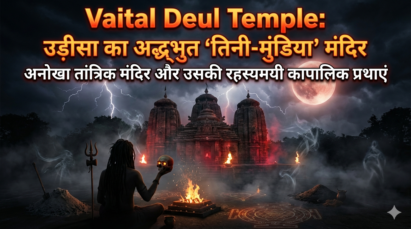 Vaital Deul Temple: भुवनेश्वर  का अद्भुत 'तिनी-मुंडिया' मंदिर